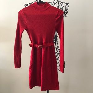 Free People Mini Sweater Dress